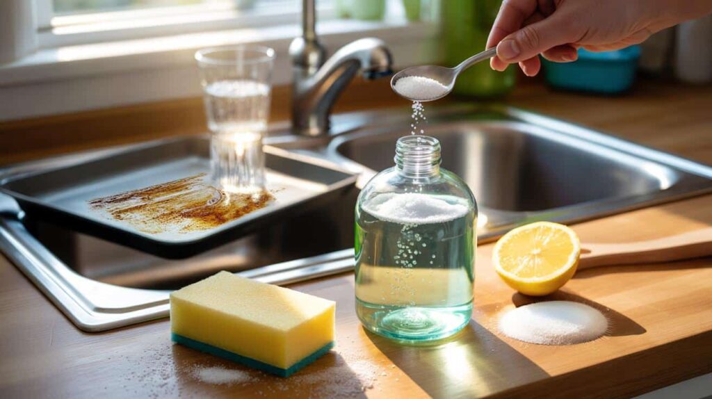 Add Salt to Your Dish Soap to Solve Your Biggest Kitchen Problem