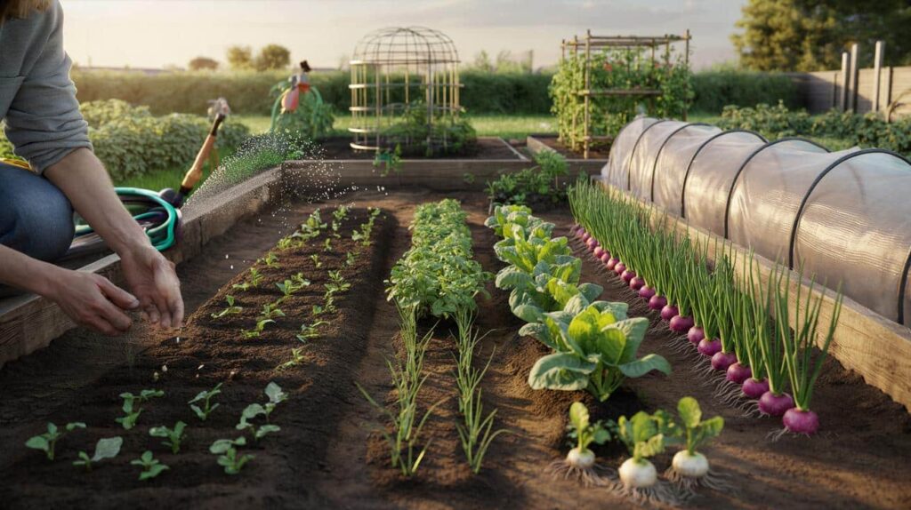 After the summer harvest what to sow in empty plots to ensure fresh autumn vegetables easily