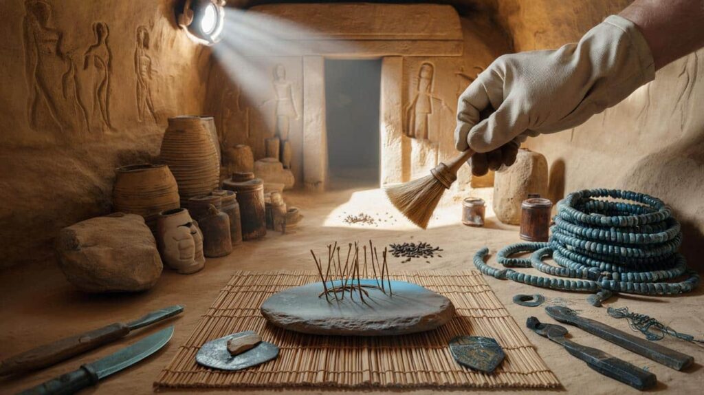 Archaeologists recently uncovered a massive 5,000-year-old tomb completely filled to the brim with ancient treasures and mysteries