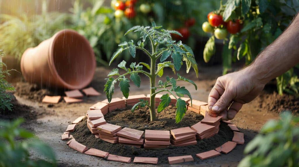 Don’t throw away cracked pots this garden waste becomes an unexpected ally to boost your tomatoes naturally