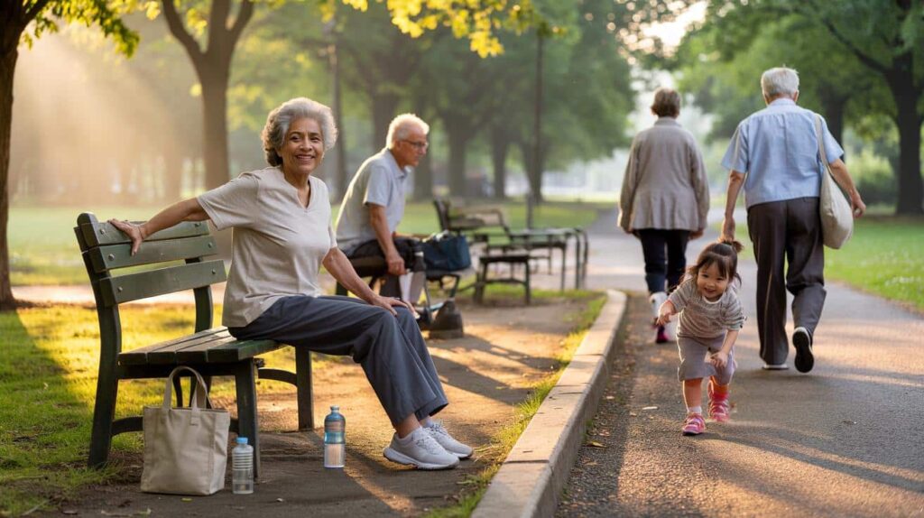 Gentle outdoor workouts for seniors: How to stay fit in parks without risking your joints