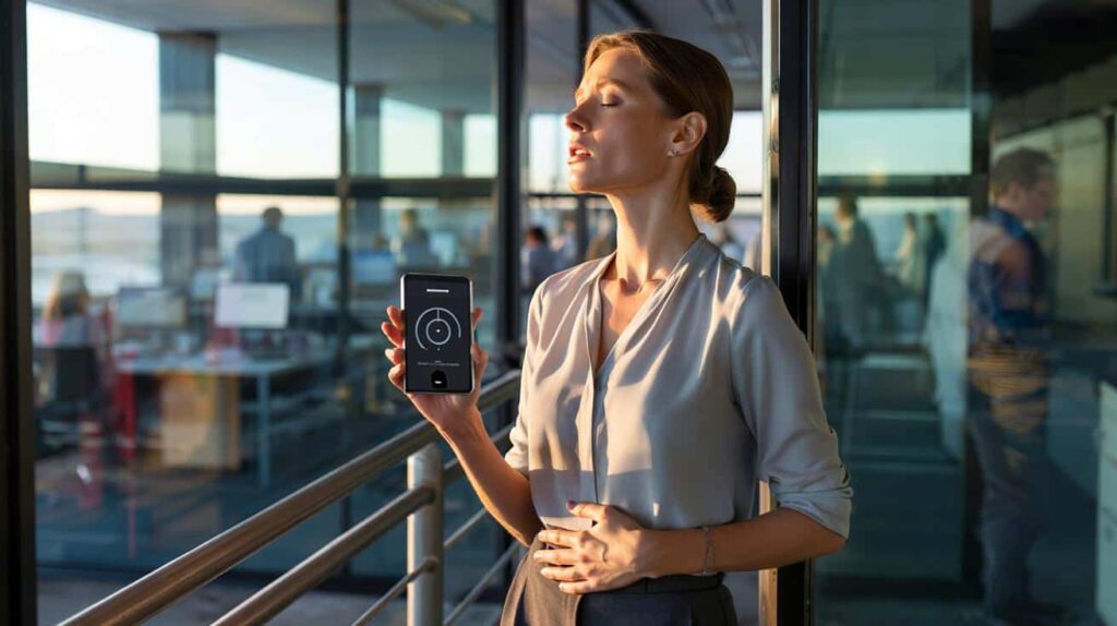 How 5-minute breathing breaks at work lower stress and sharpen focus instantly