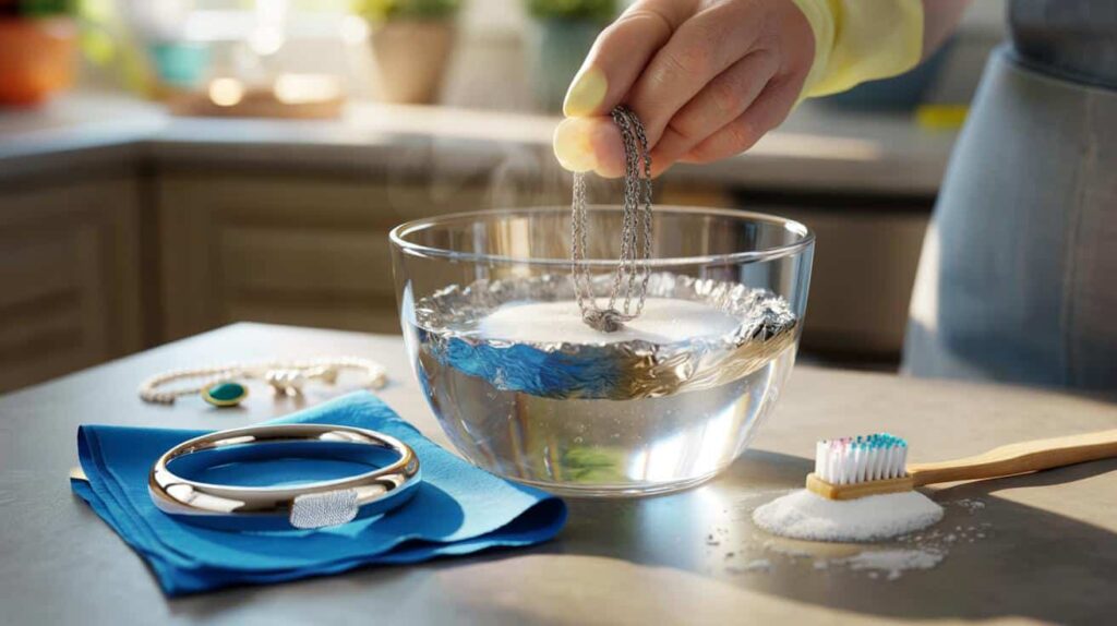 How to clean silver jewelry and restore their shine without damaging them?