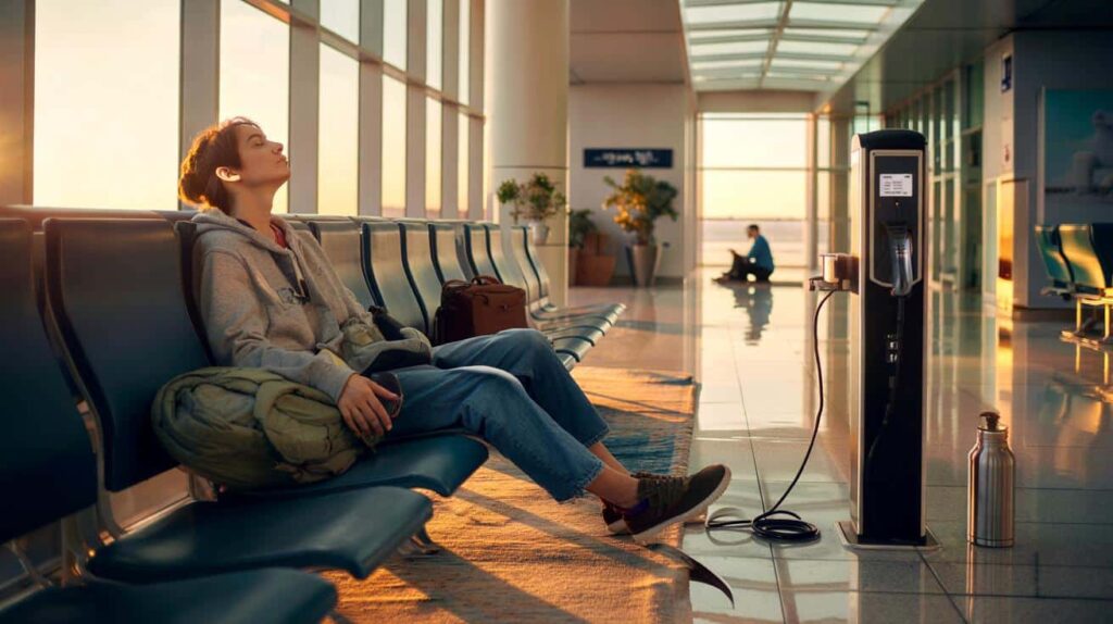 How to survive long airport layovers without spending a single penny