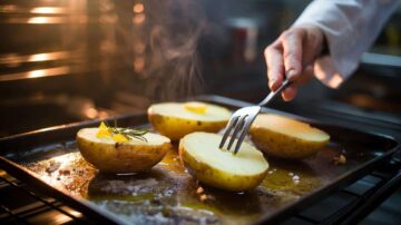 Neither raw nor dry: a Michelin‑starred chef’s trick to make baked potatoes cook faster