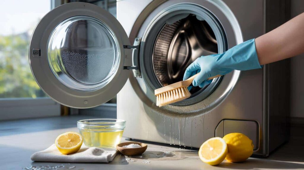 No baking soda or vinegar: this trick cleans your washing machine rubber like new
