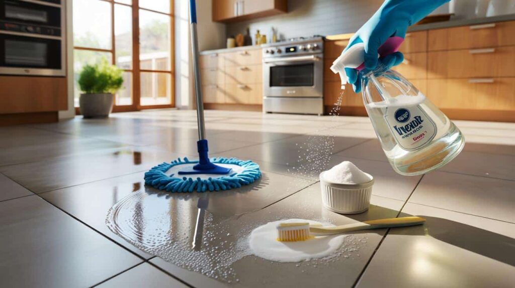 No bleach or lemon: the effective, radical trick to clean your kitchen tiles and get them shining