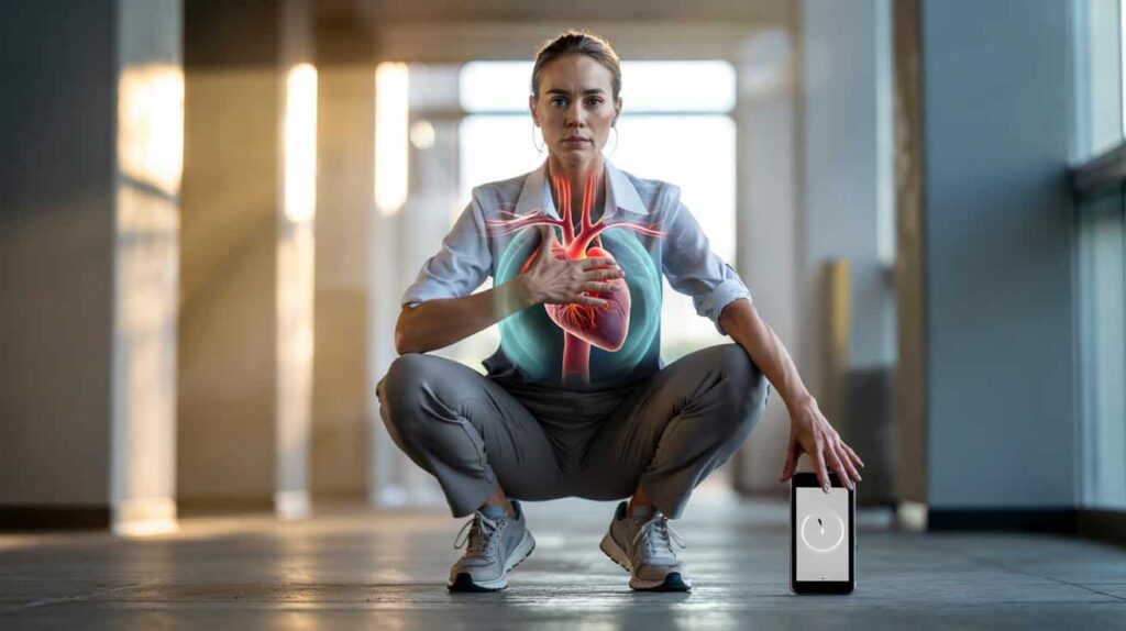 The one-minute squat hold test that predicts how strong your heart and lungs really are