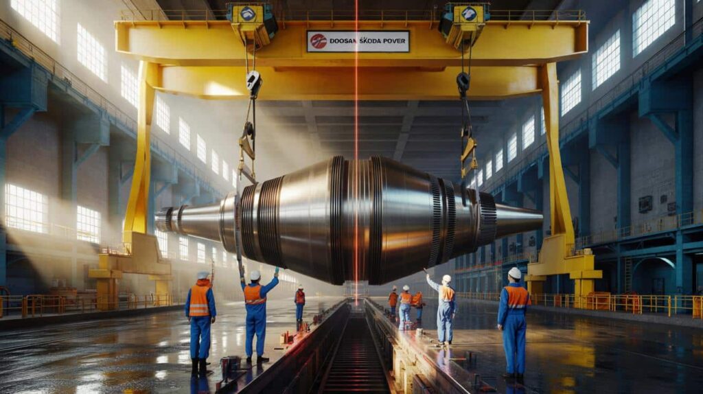 “They Weigh More Than Jumbo Jets”: Czech Nuclear Plant Installs Monster Turbines Boosting Output Like Coal Plants