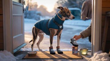 What veterinarians recommend before taking your dog out on cold mornings